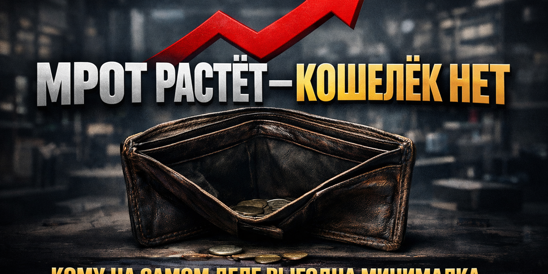 МРОТ растёт — кошелёк нет: кому на самом деле выгодна большая минималка