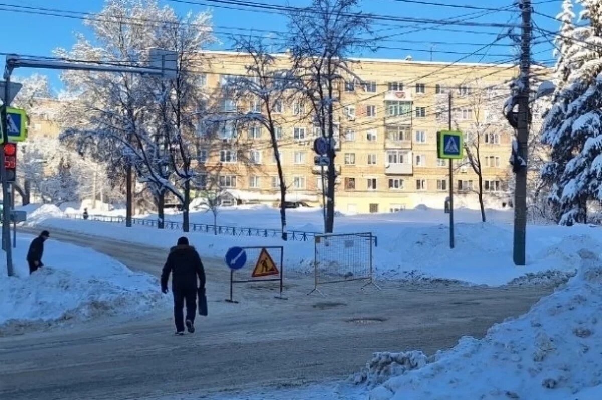    В Пензе перекрыли улицу Чкалова после объявления о ремонте на трубопроводе