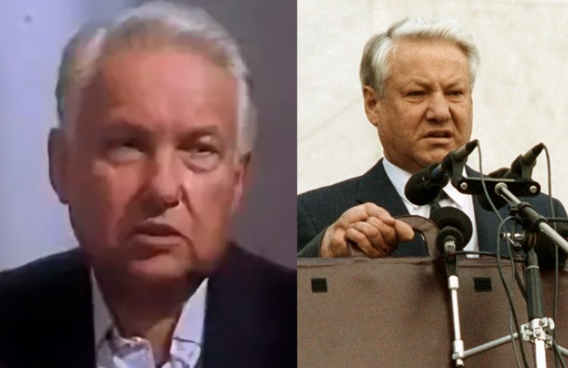 Виктор Елисеев и Борис Ельцин