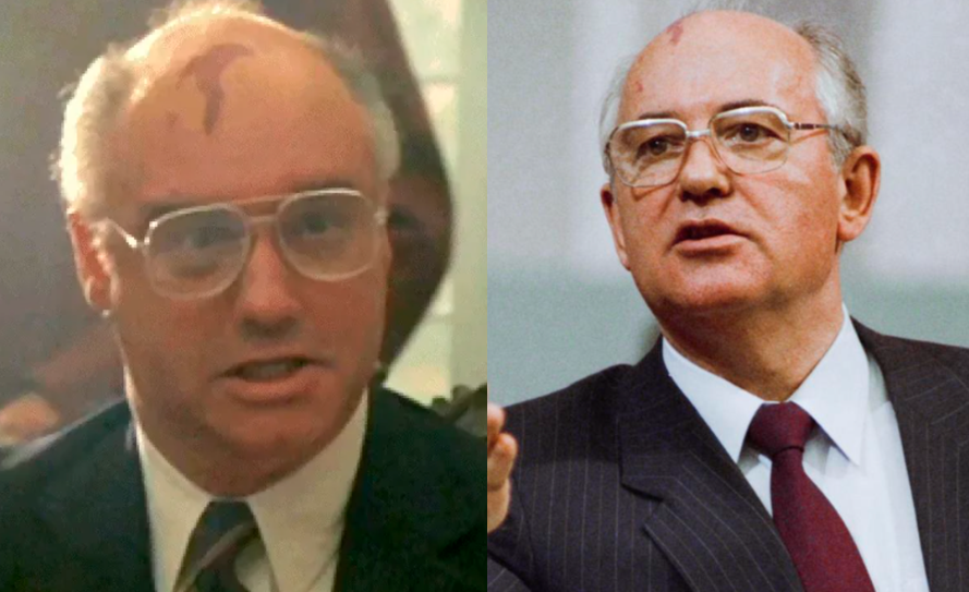 Дэвид Ллойд Остин и Михаил Горбачёв