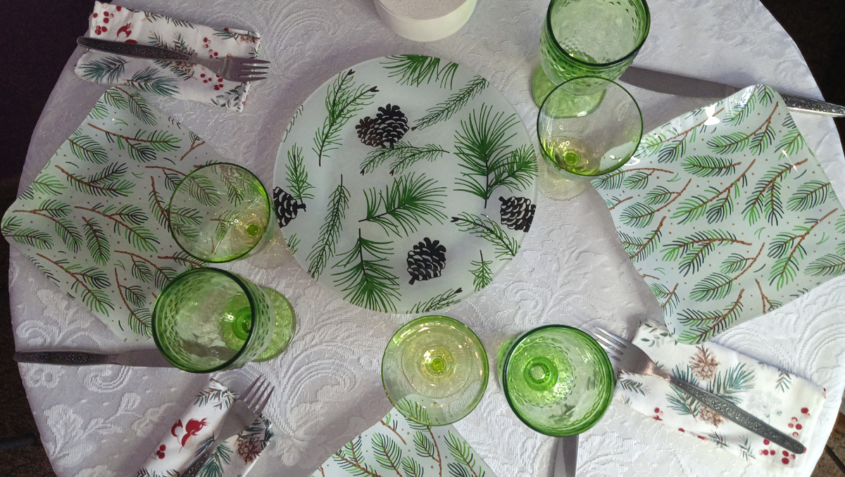 Добавь сияния в свой день. Мой винтажный обед. Фото автора 