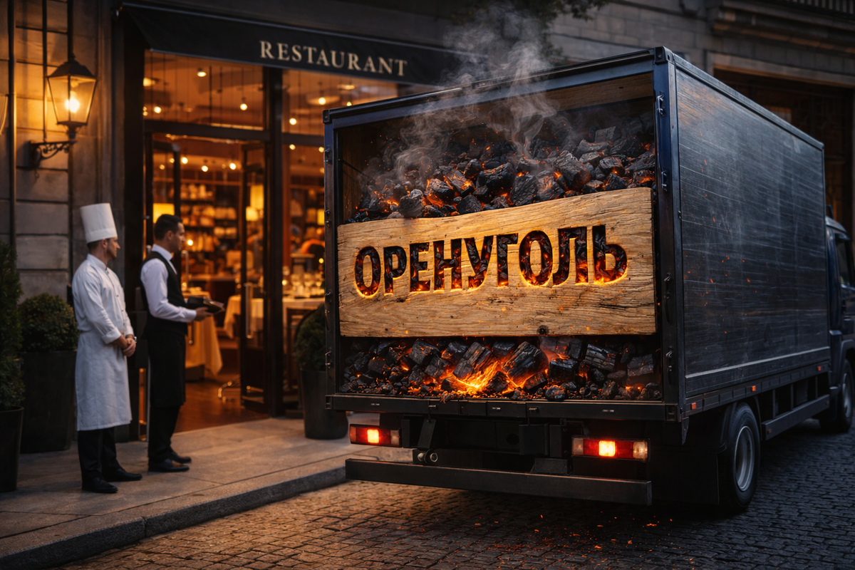 ОРЕНУГОЛЬ Древесный березовый уголь - доставляем в рестораны +7(3532)203-204