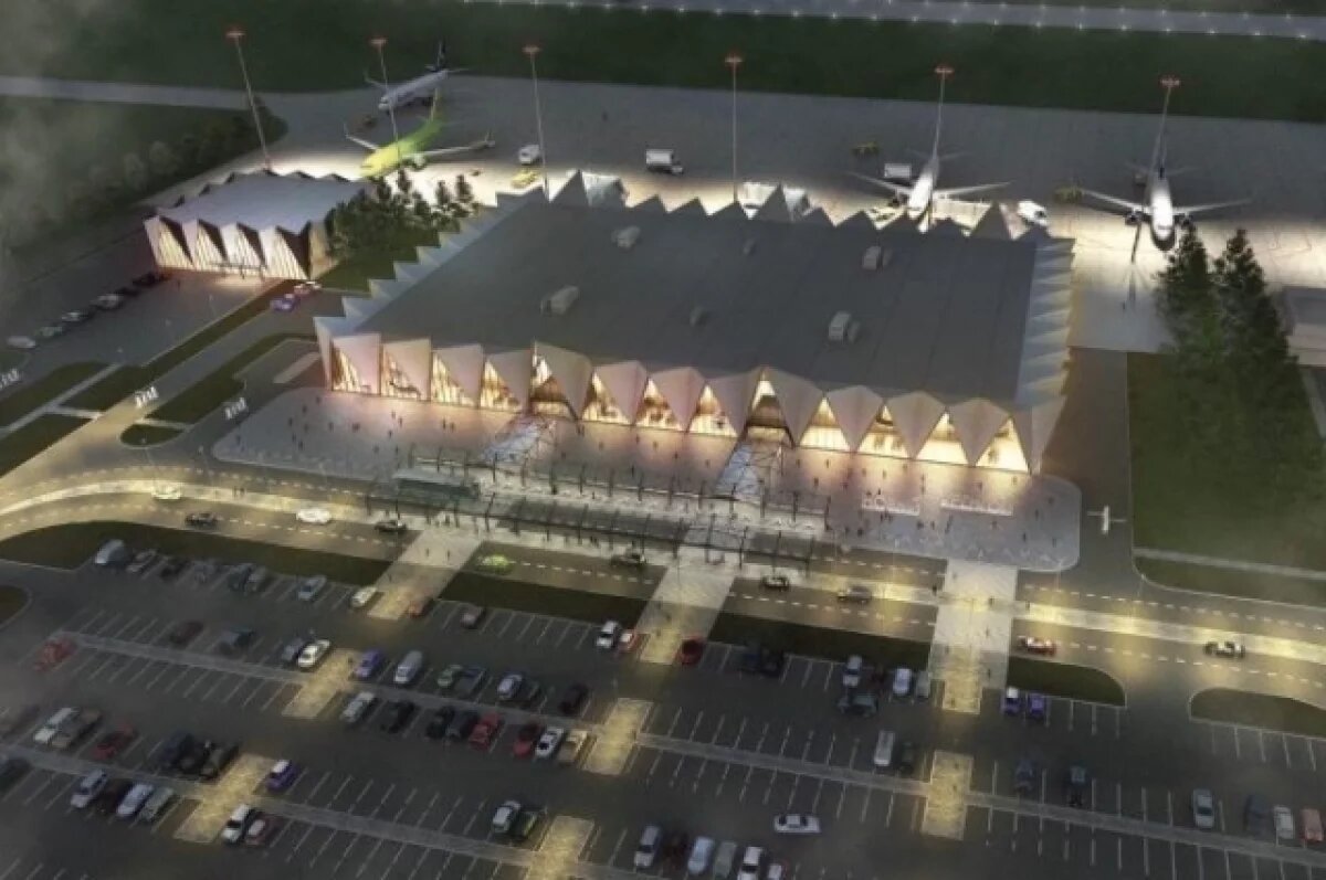    В аэропорту Нового Уренгоя появился конструктор-копия терминала