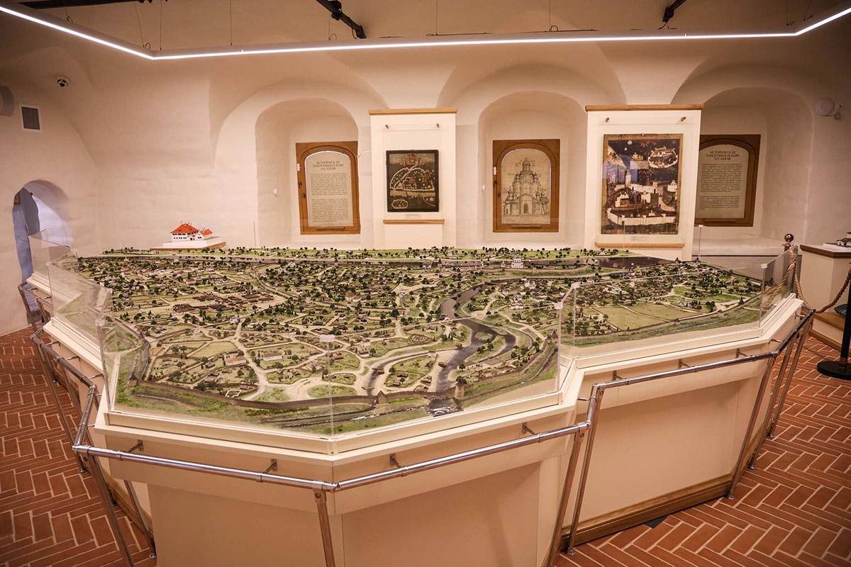    Графической основой макета стал единственный сохранившийся подробный план города, составленный около 1740 года. / Министерство культуры РФ