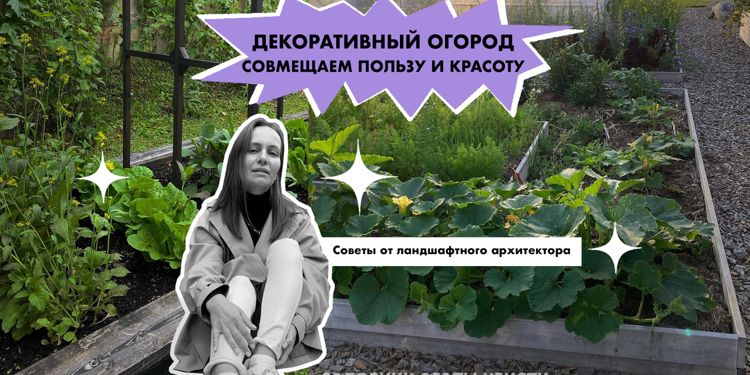 Декоративный огород: как совместить красоту и пользу от ландшафтного архитектора