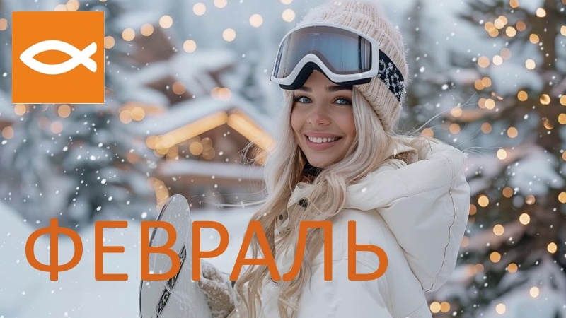 Рыбы в феврале. Фото в свободном доступе.