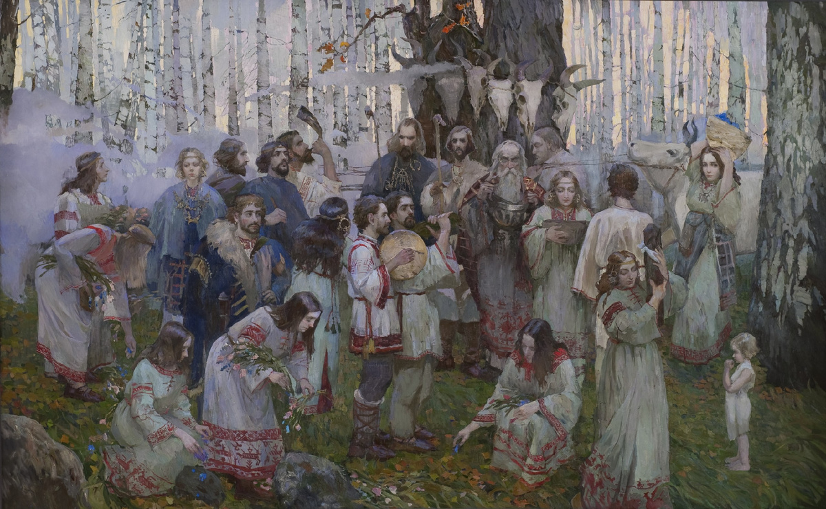 Славянская свадьба.