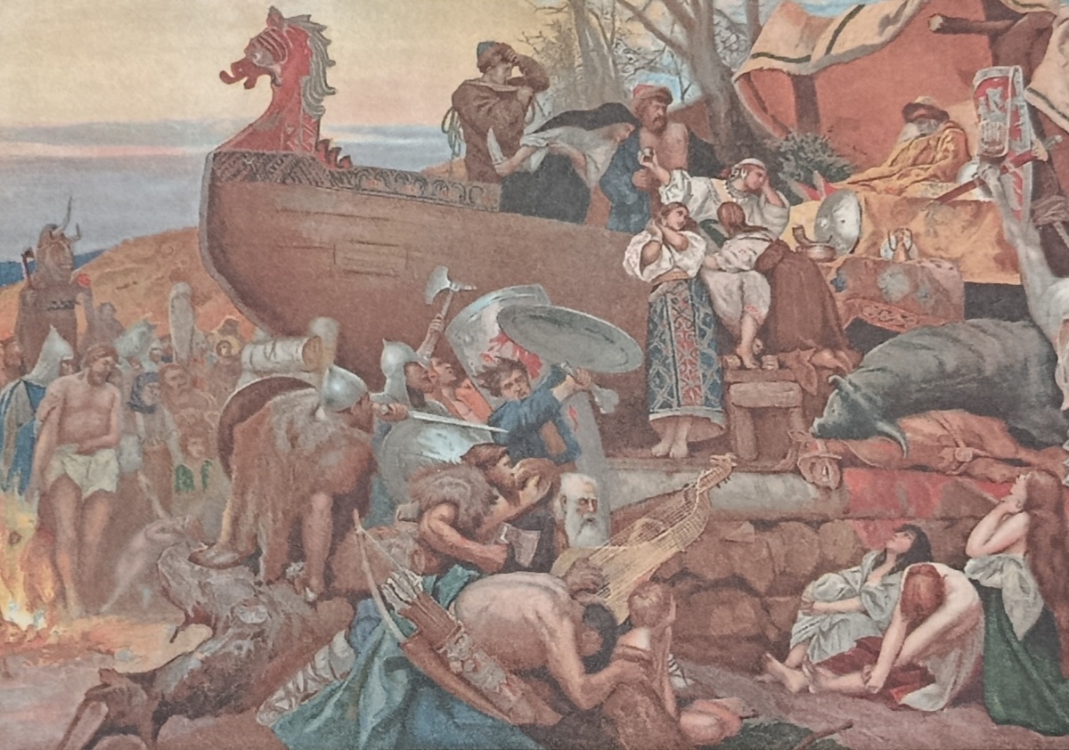 Г. Семирадский "Похороны знатного руса".