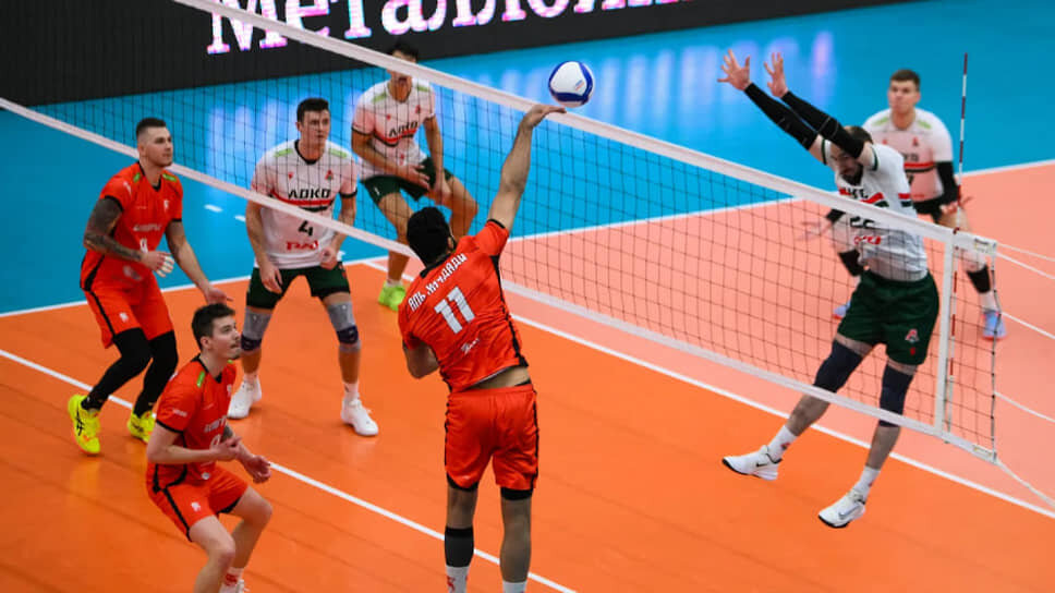 Фото с матча ВК «Белогорье» и «Зенит-Казань» в Суперлиге.📷Фото: ВК «Белогорье»