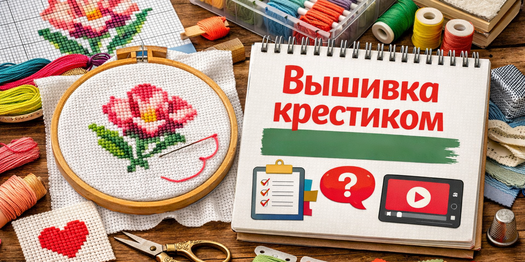 Вышивка крестиком для начинающих - как научиться, выбрать схемы и избежать ошибок