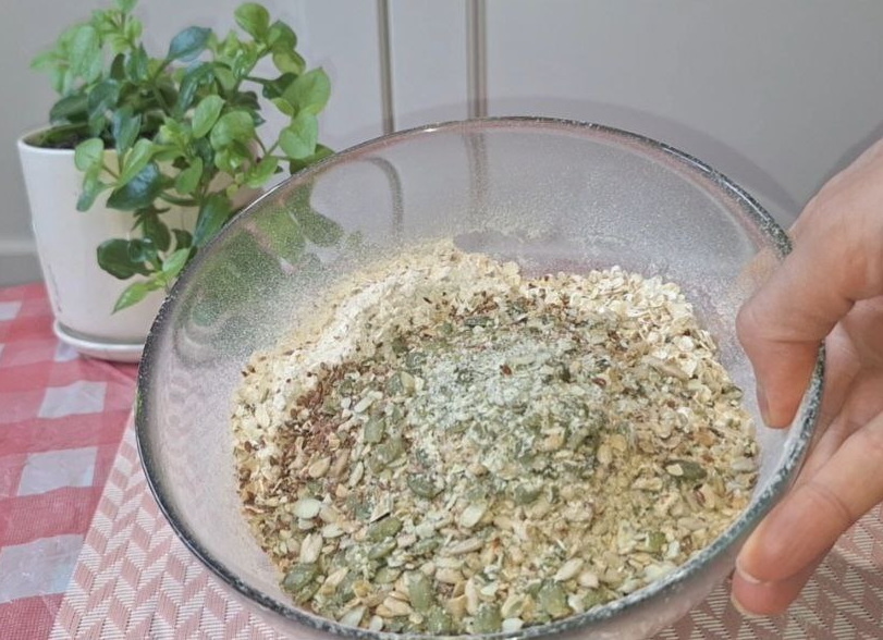 вот такие перемолотые зёрна у меня получились