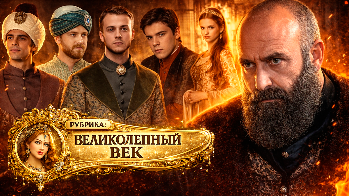 Великолепный Век: Сулейман казнил двух своих сыновей, но задолго до палача он уже «убил» их морально