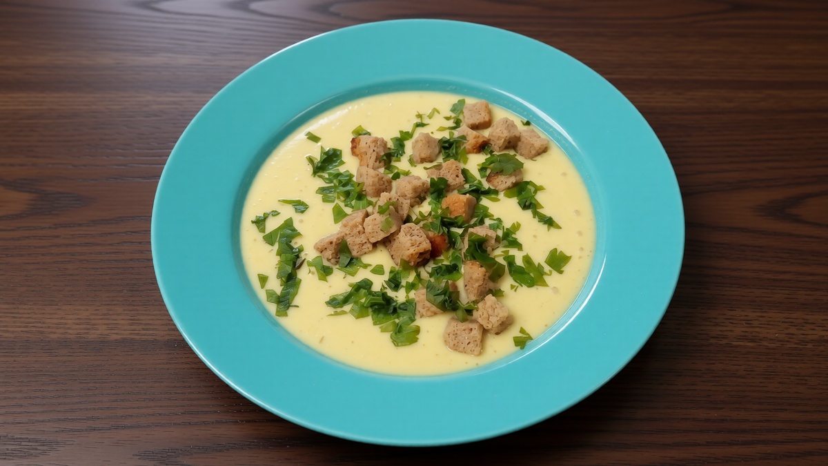 Картофельный крем-суп су-вид