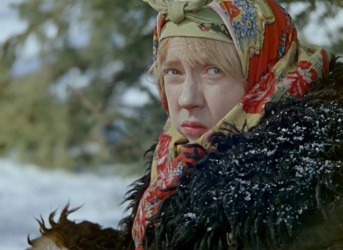 Фото-кадр и фильма "Морозко", 1964 год, Центральная киностудия детских и юношеских фильмов имени М. Горького. 
