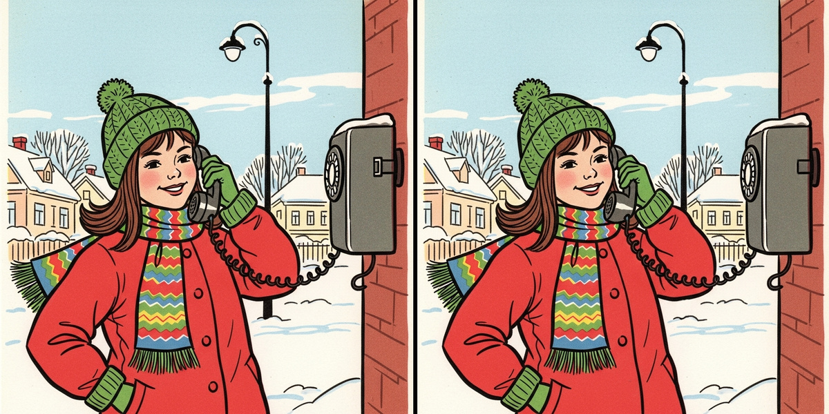 Найдите 6 отличий