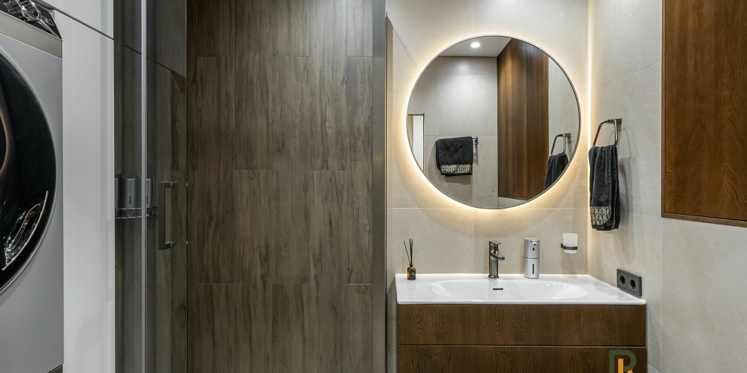 Интерьер в однокомнатной квартире 46 м². Реальные фото.