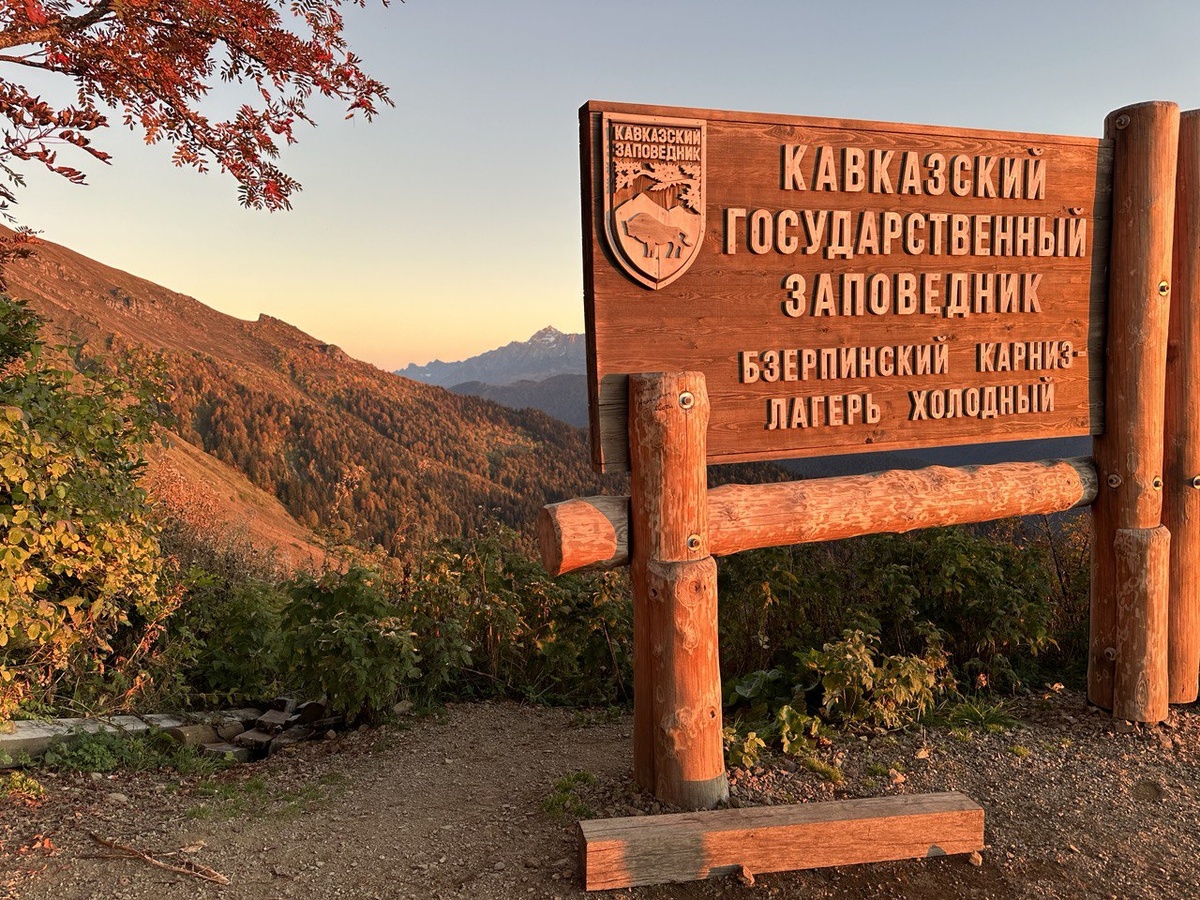Кавказский Государственный Заповедник, Бзерпиский Карниз, лагерь Холодный.
