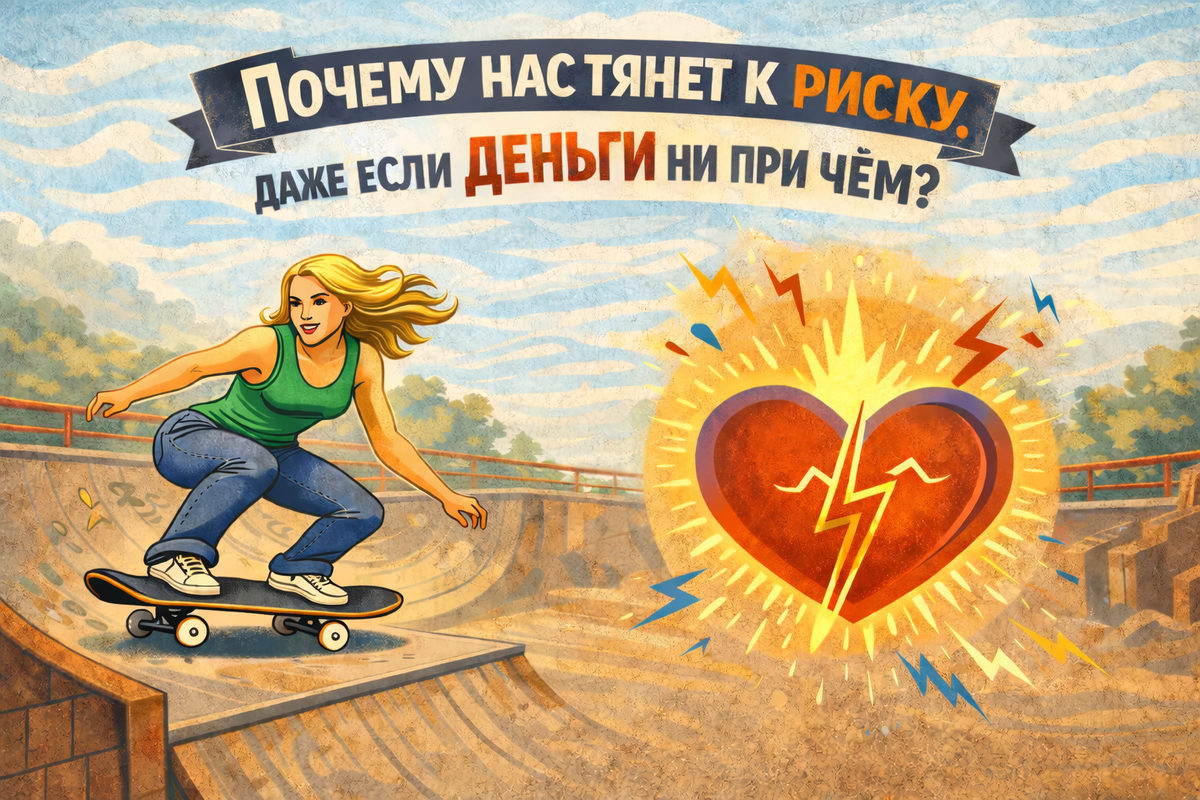 Почему нас тянет к риску, даже если деньги ни при чем?