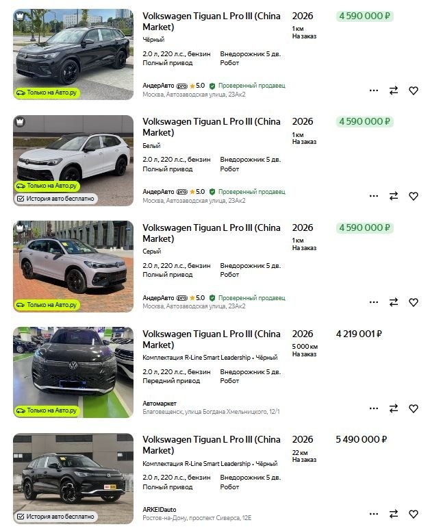     Скриншот сайта Auto.ru