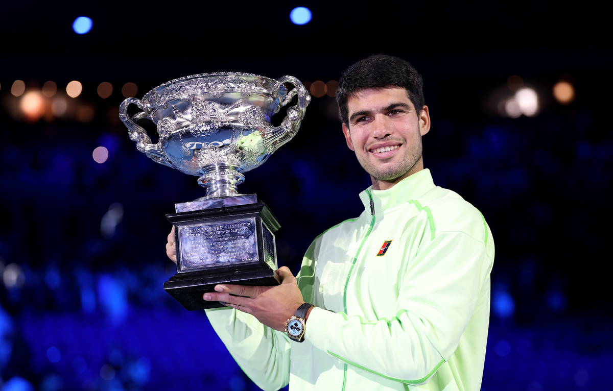    Испанский теннисист Карлос Алькарас  Clive Brunskill/Getty Images