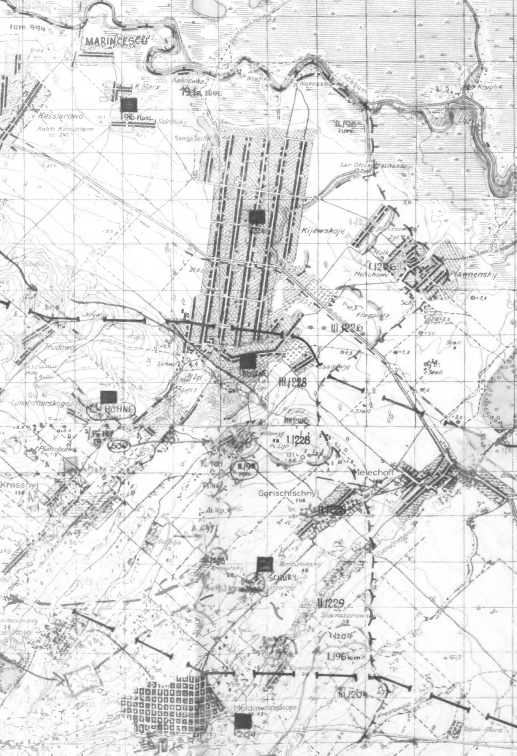Положение немецких дивизий на утро 26 мая 1943 года