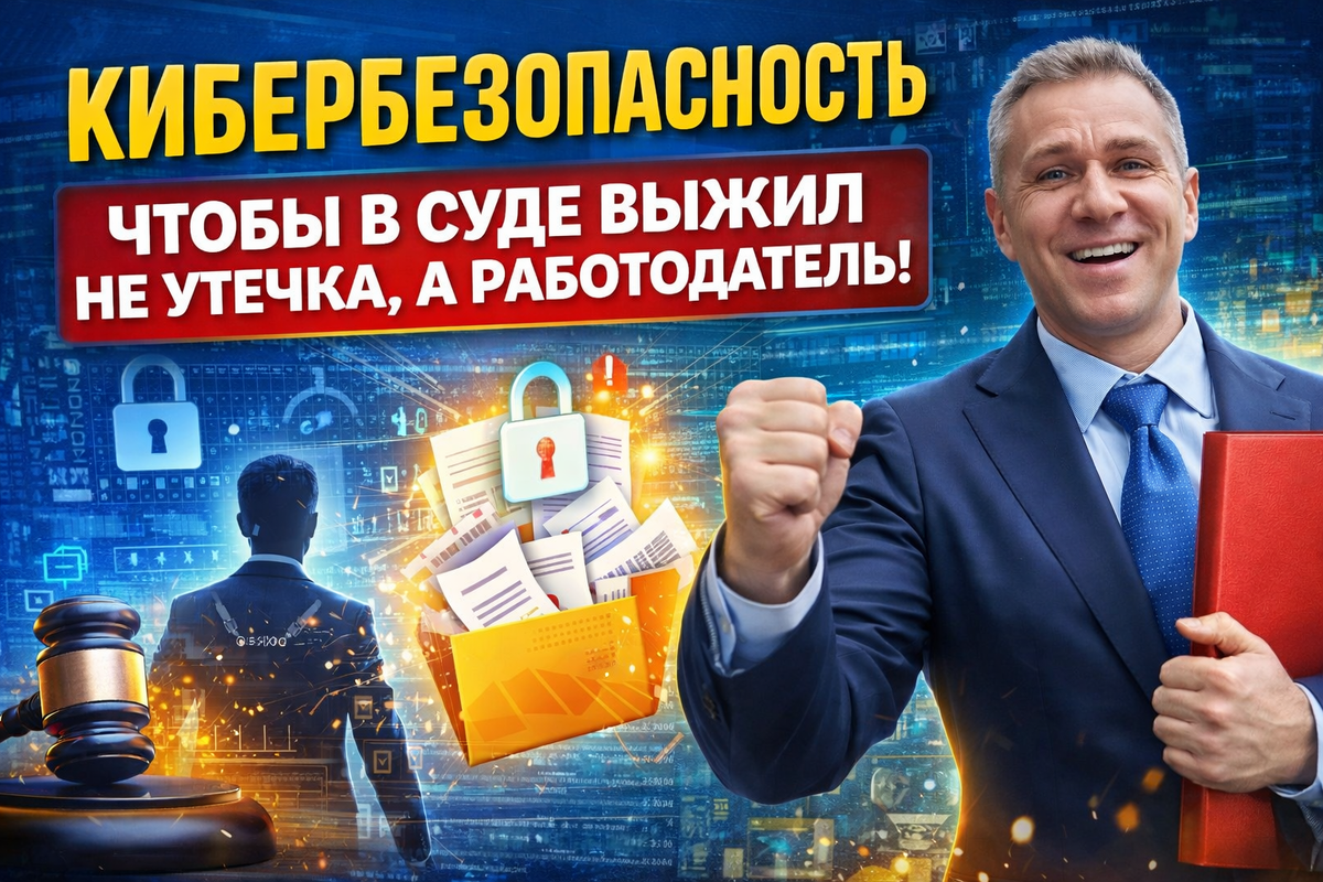 Кибербезопасность для бизнеса: как оформить документы так, чтобы в суде «выжила» не утечка, а работодатель