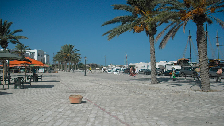 В порту Хаммамет.