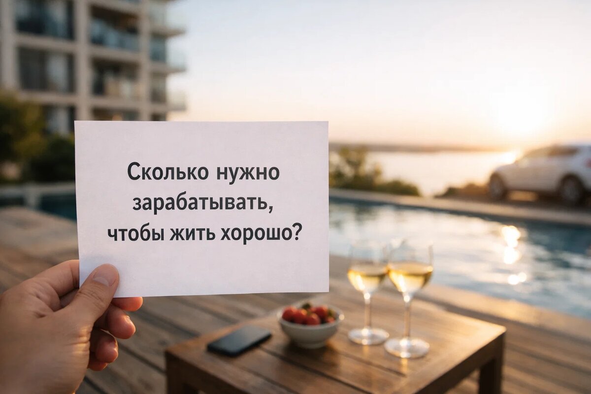 «Большая» зарплата в 2026 году | Сколько нужно зарабатывать, чтобы жить хорошо? 