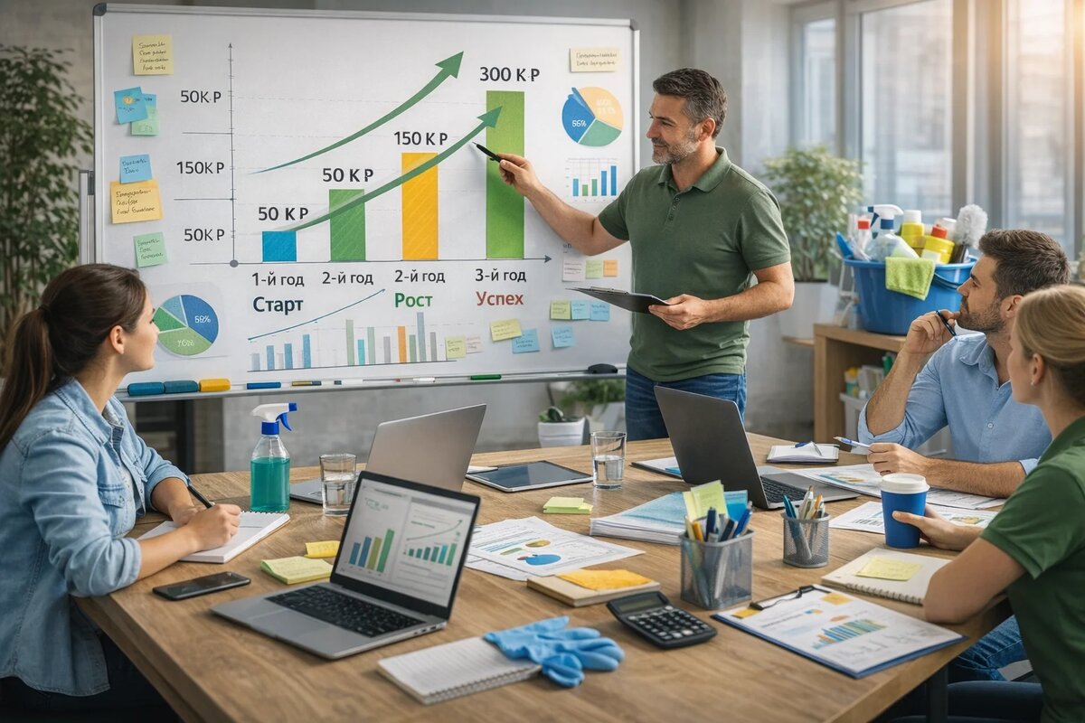 Выгодно ли открывать клининговую компанию?