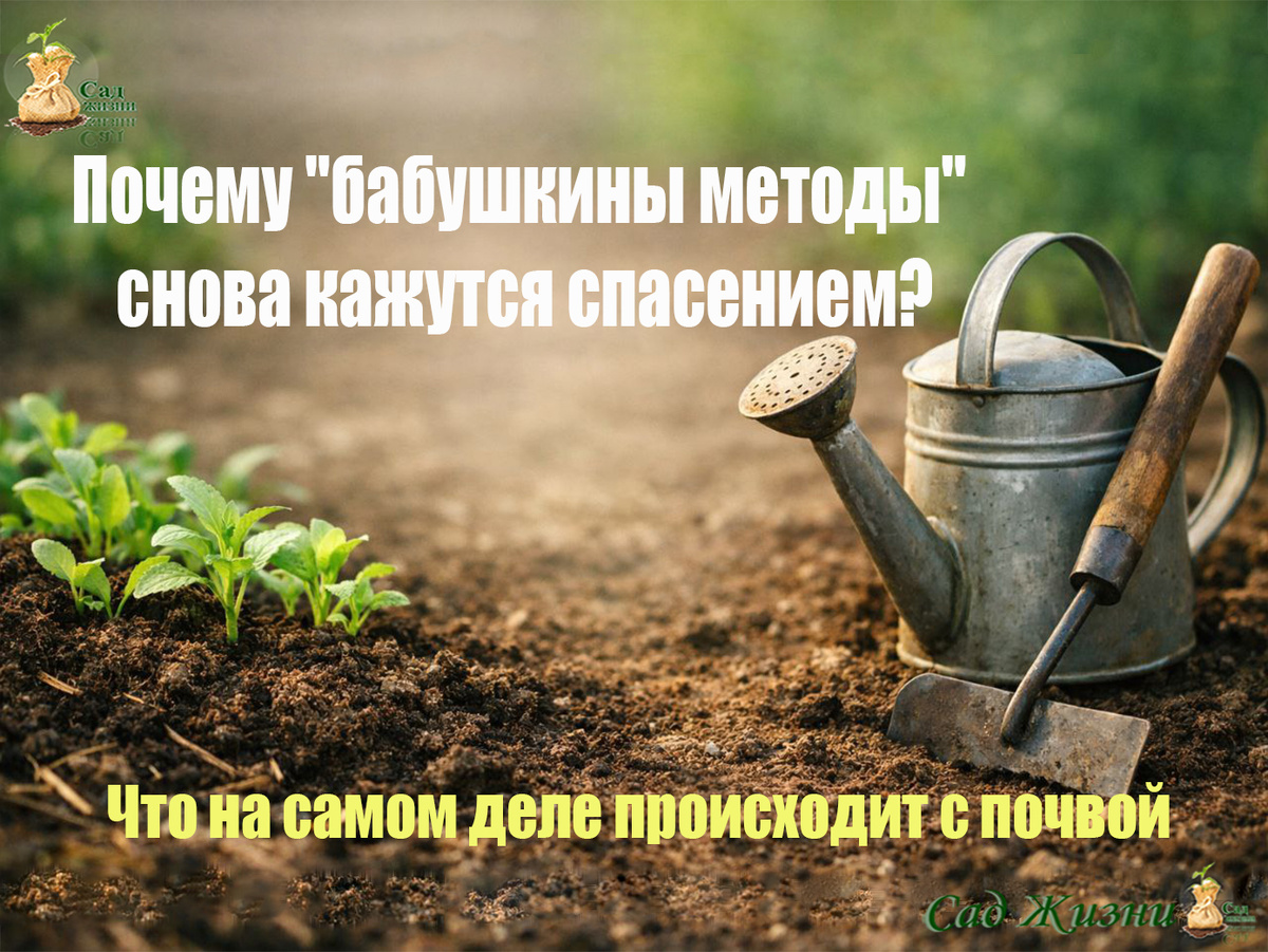 А вы замечали? Мы возвращаемся к бабушкиным методам в огороде — но почему?