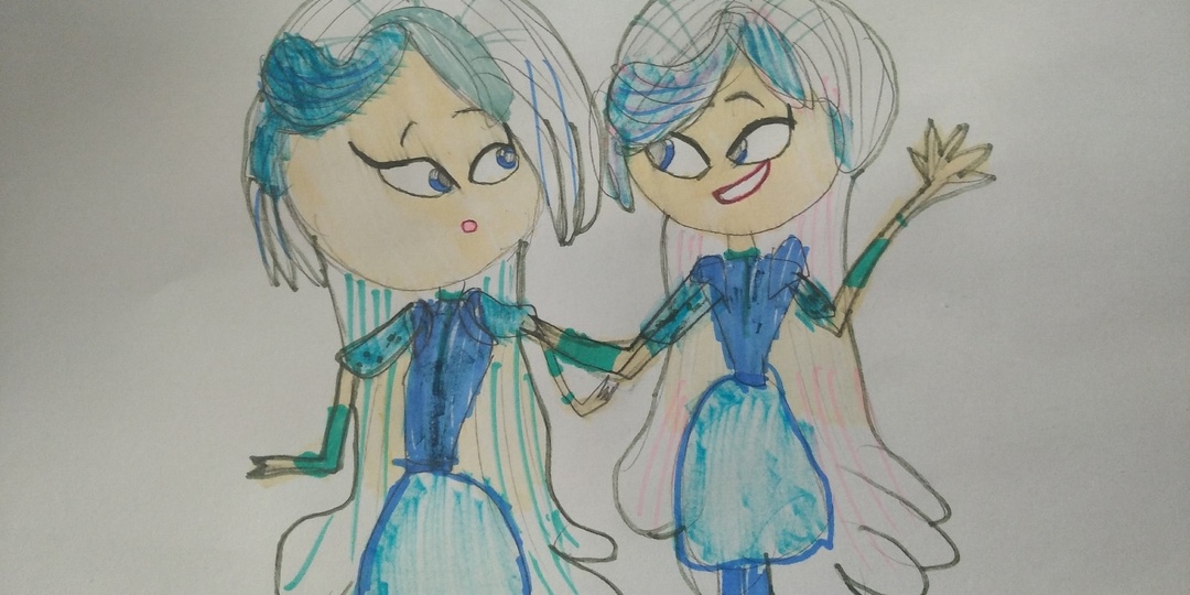 Снежку из 4 сезона «Сказочного патруля» нарисовала наша подписчица по имени Милана