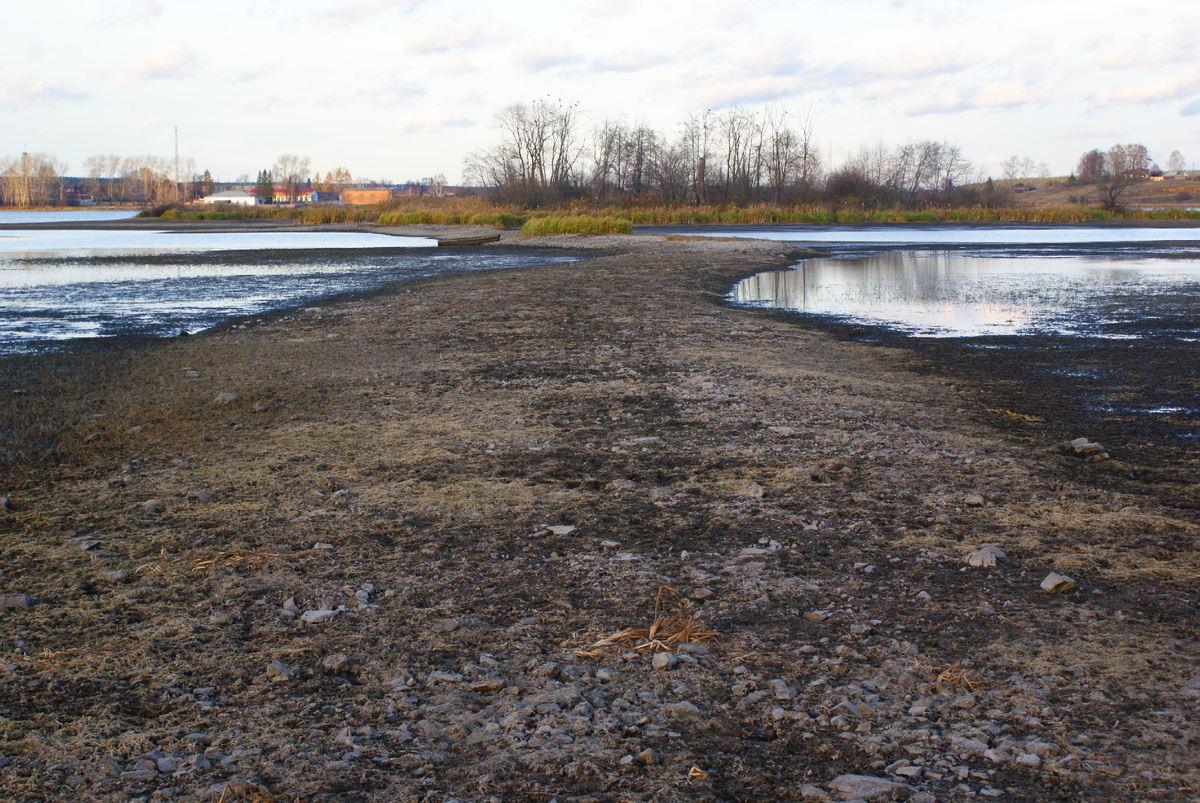 Дорога к острову с ул. Морозова.