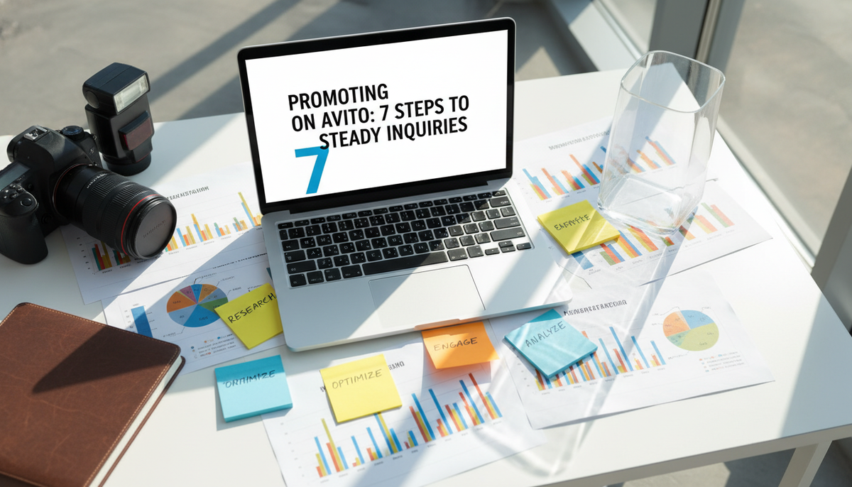 Продвижение на Авито: 7 шагов, чтобы заявки пришли стабильно