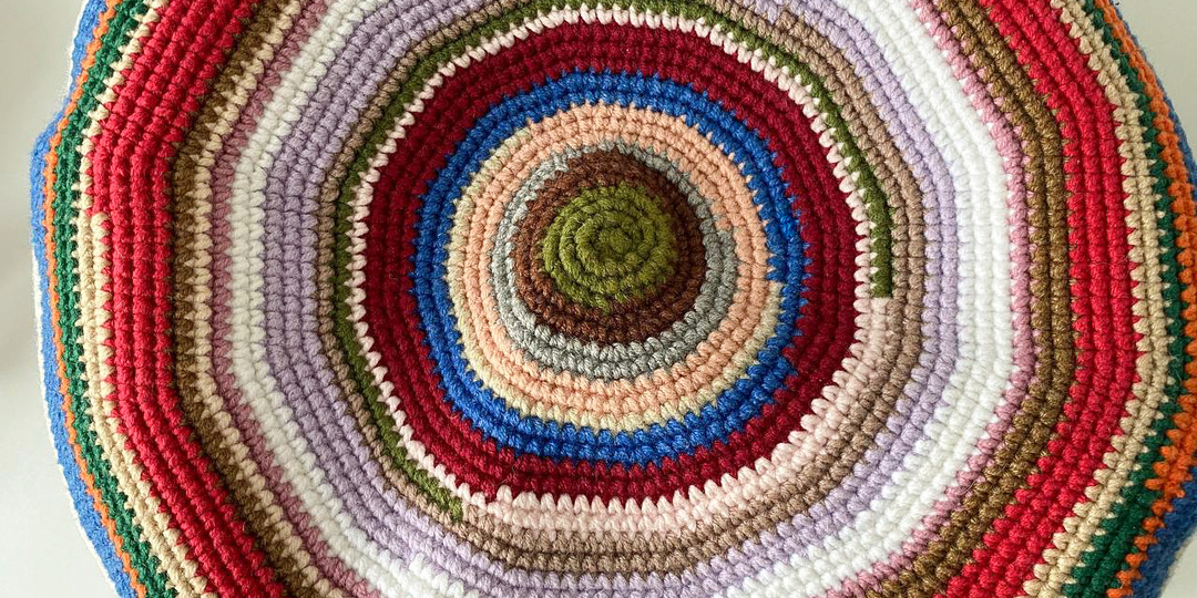 Избавляюсь от остатков пряжи!