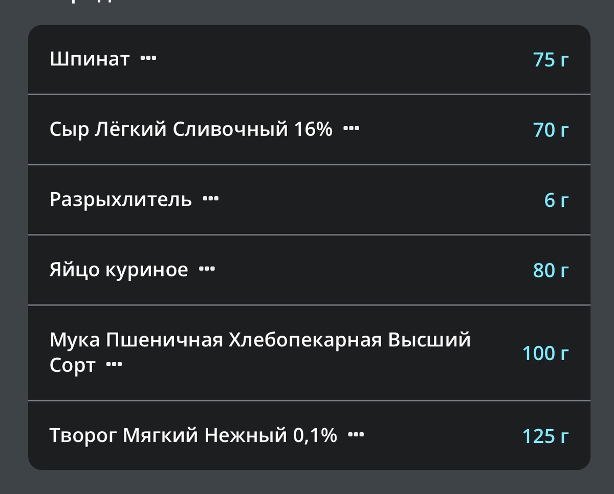 Сыр взяла лёгкий, а творог 0,1 % жирности, соотвественно меняя ингредиенты будут другие КБЖУ, муку можно взять рисовую
