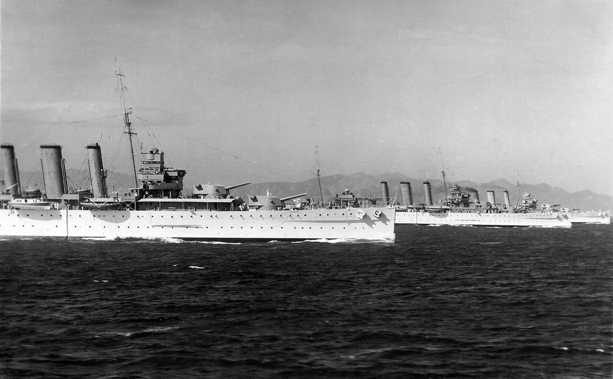 Британские тяжелые крейсера типа «Кент» - гонка крейсеров 5-й эскадры на Дальнем Востоке