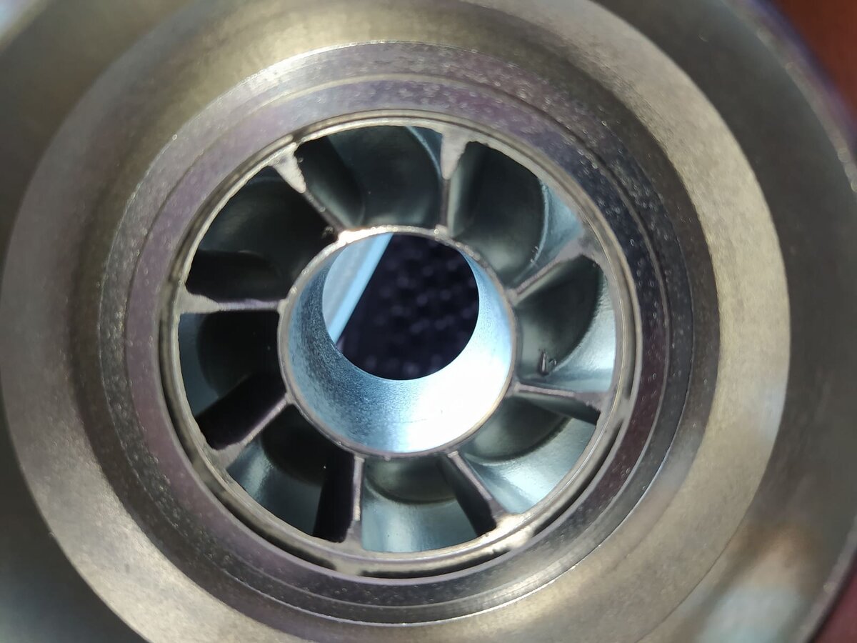 После обработки