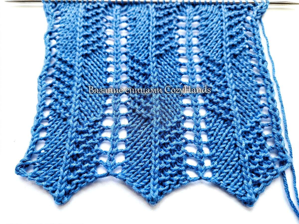 Красивый легкий ажурный узор