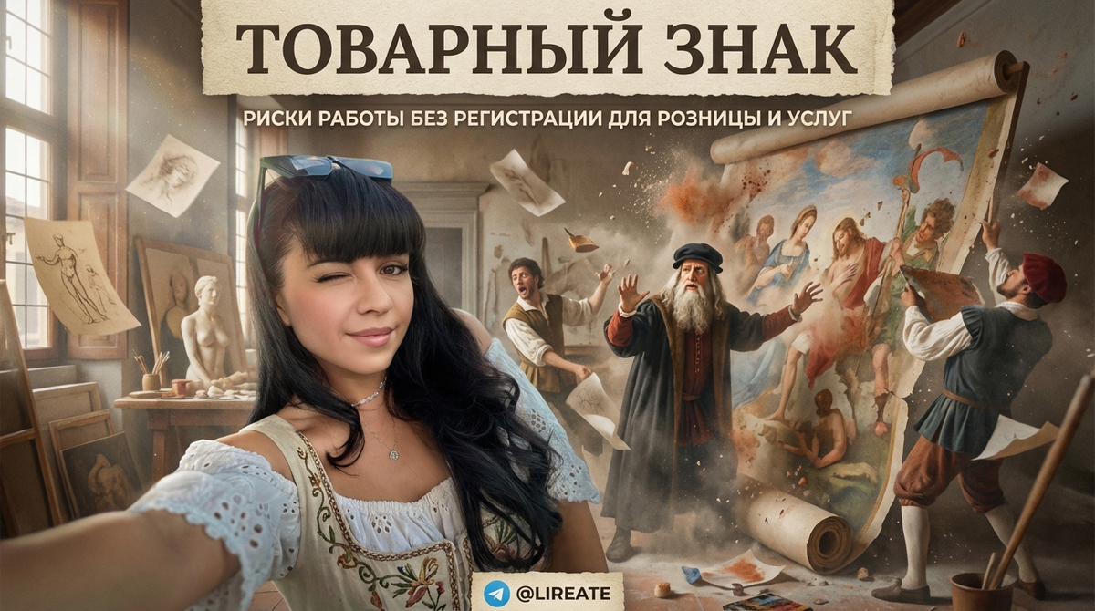    Разбор рисков работы без регистрации товарного знака для розничной торговли Лирейт