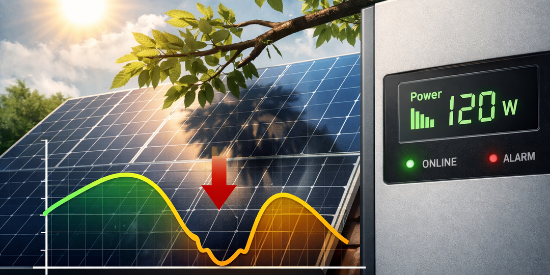 Одна ветка — минус свет: как тени «убивают» выработку солнечных панелей
