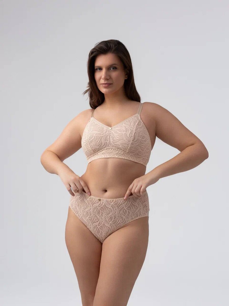 Бюстократия Пламя бралетт без косточек бежевый / Skin