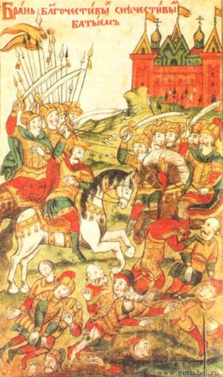 Миниатюра из Жития Ефросиньи Суздальской 16 века. Фото из общих источников.