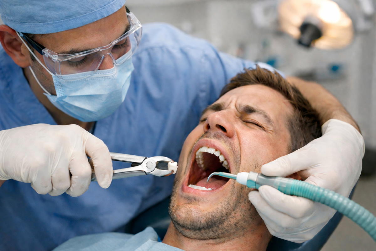 Удаление зуба