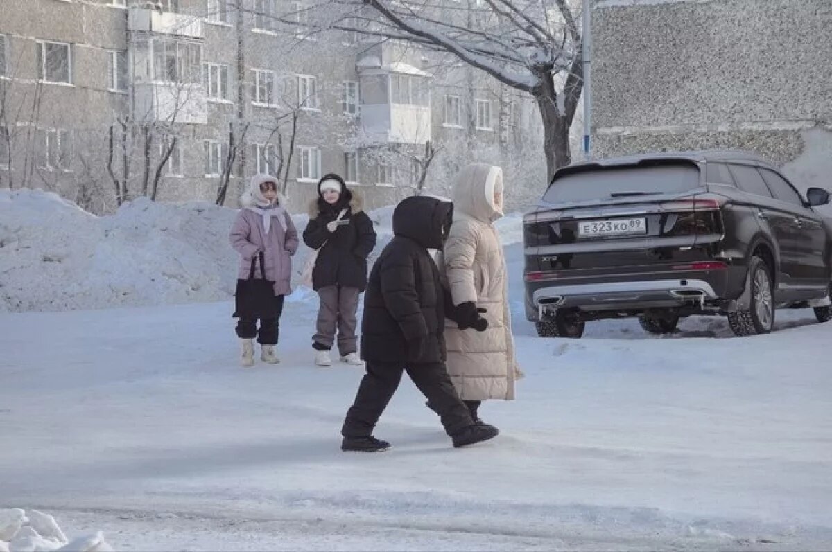    Морозы не для учебы?