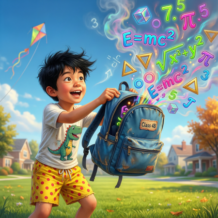 Старт каникул! Рюкзак — в угол, формулы — на свободу. А что будет, когда придёт время их ловить обратно в сентябре?