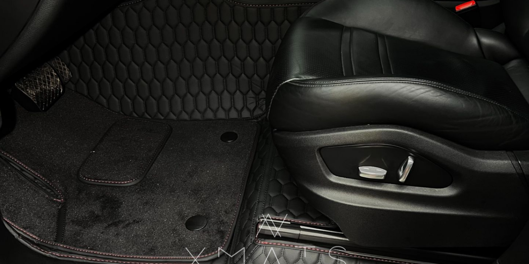 3D коврики из экокожи в салон Porsche Cayenne Coupe