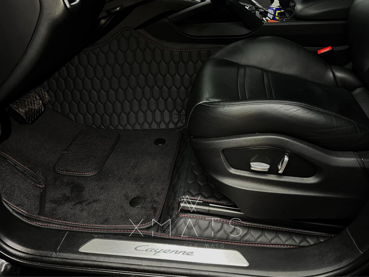 3D коврики из экокожи в салон Porsche Cayenne Coupe