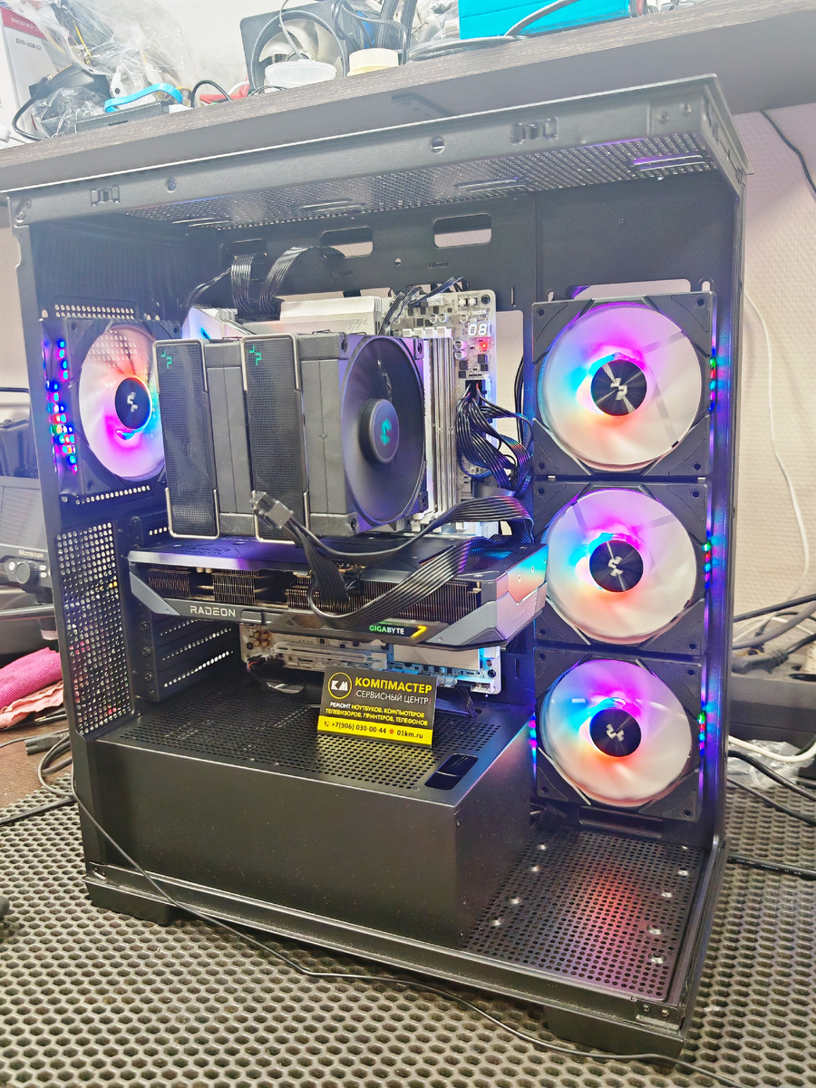 Клиент сам собрал компьютер — и он не включается. Что делать?