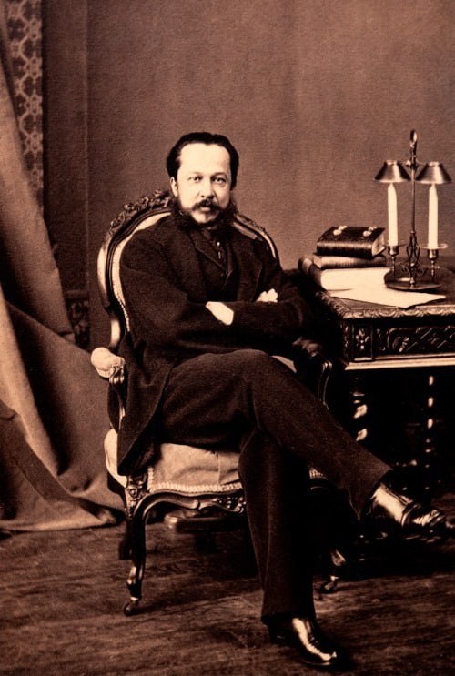 Алексей Сергеевич Уваров. Фотограф С. Л. Левицкий. Франция, Париж. 1857–1863 гг.