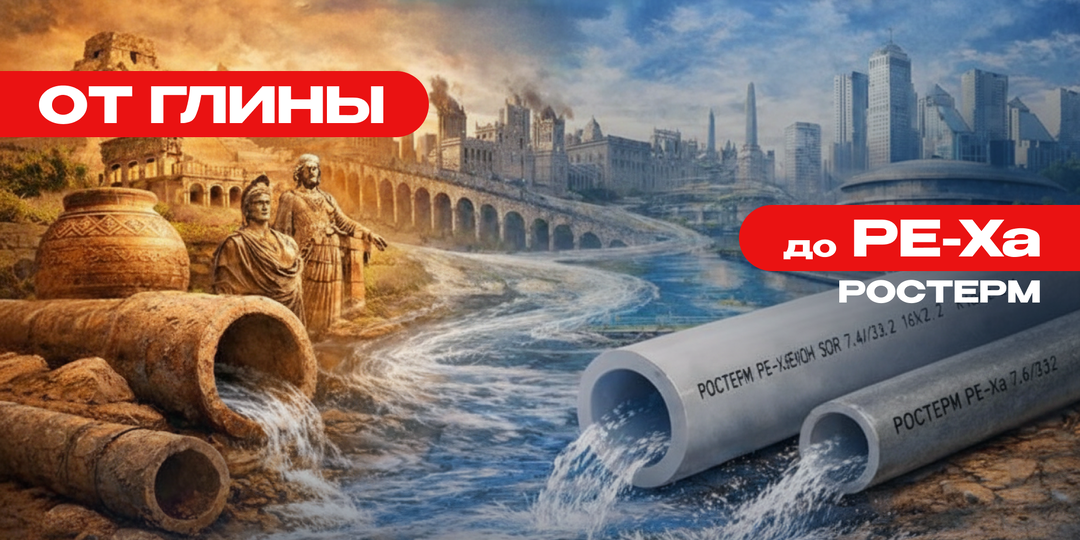 От глины к высоким технологиям: эволюция труб и появление PE-Xa РОСТерм